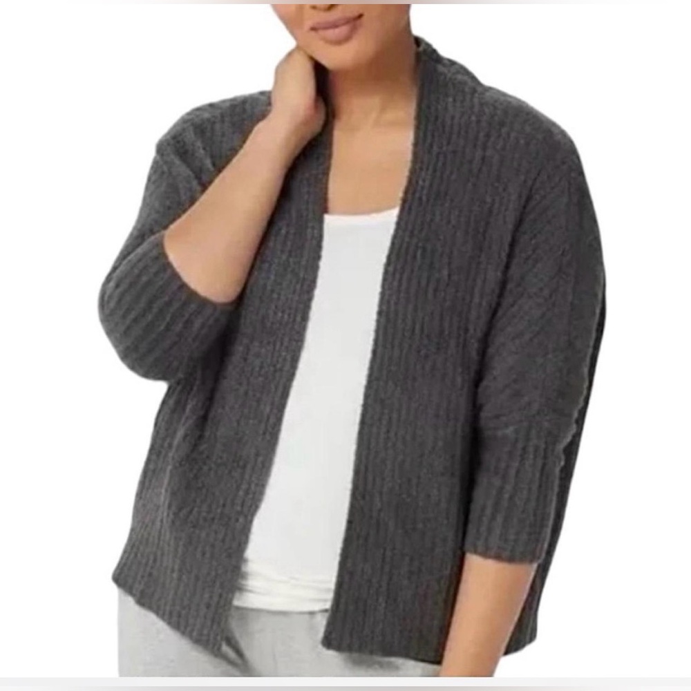 Barefoot Dreams CozyChic Lite Ribbed Shrug Cardigan
